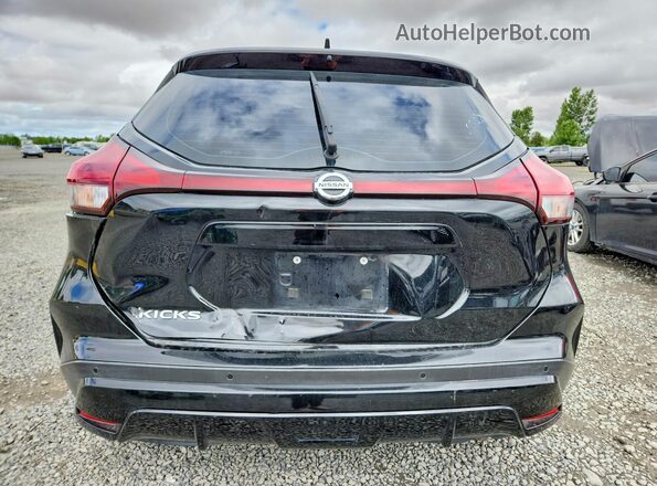 3N1CP5BV0ML493141 2021 NISSAN KICKS Black Вид ззаду