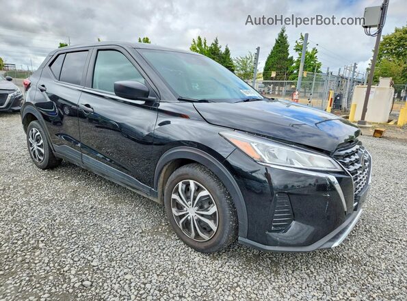 3N1CP5BV0ML493141 2021 NISSAN KICKS Black Передня права чверть