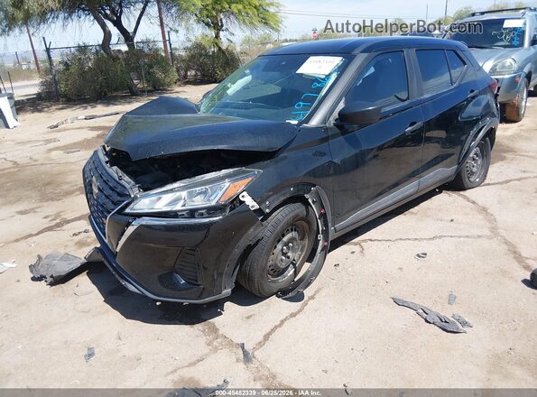 3N1CP5BV0NL497868 2022 NISSAN KICKS Black Vista tres cuartos delantera izquierda