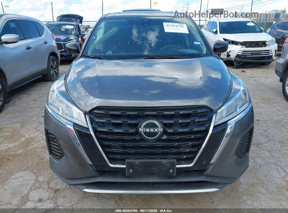 3N1CP5BV0NL514474 2022 NISSAN KICKS Gray Սալոնի հետևի տեսք