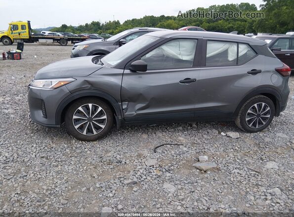 3N1CP5BV0PL563922 2023 NISSAN KICKS Gray Դիմացի տեսք