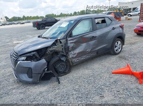 3N1CP5BV0RL496239 2024 NISSAN KICKS Серый Передняя левая четверть