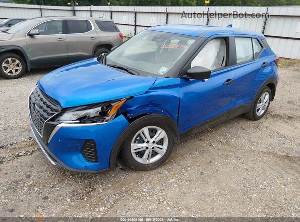 3N1CP5BV0RL551062 2024 NISSAN KICKS Blue Передня ліва чверть