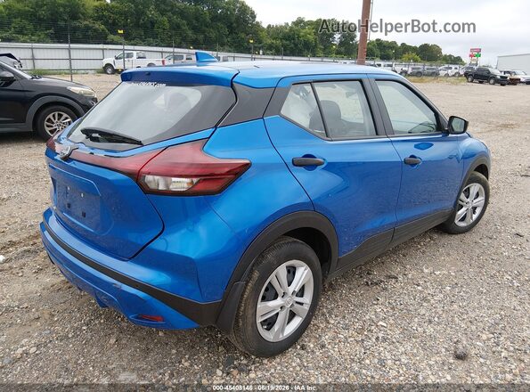 3N1CP5BV0RL551062 2024 NISSAN KICKS Blue Задня права чверть