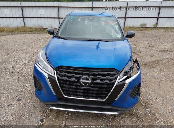 3N1CP5BV0RL551062 2024 NISSAN KICKS Blue Вид щитка приладів