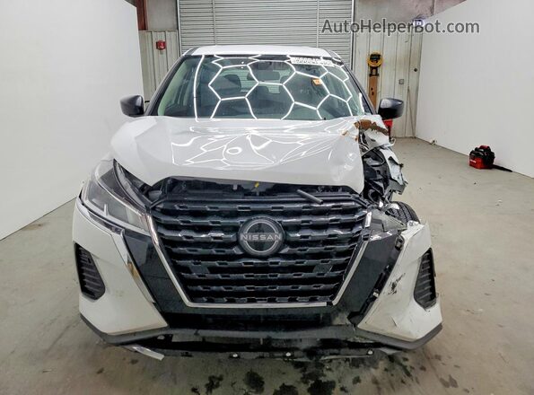 3N1CP5BV0SL498966 2025 NISSAN KICKS White Դիմացի տեսք