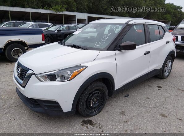 3N1CP5BV1LL516165 2020 NISSAN KICKS White Առջևի ձախ երեք քառորդ տեսարան