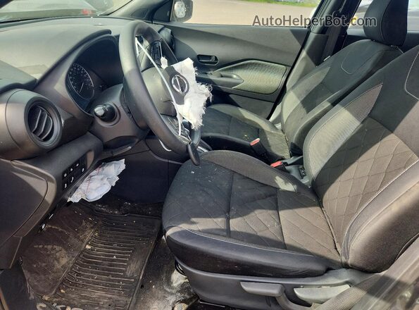 3N1CP5BV1LL525156 2020 NISSAN KICKS Серый Вид салона спереди