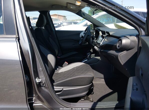 3N1CP5BV1LL560389 2020 NISSAN KICKS Gray Widok wnętrza z przodu