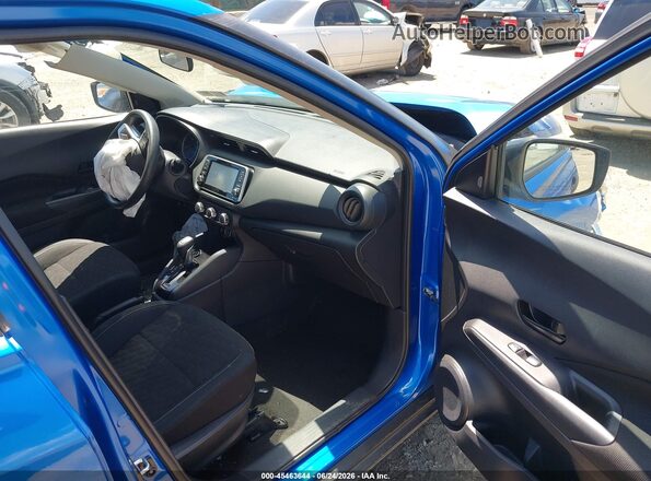 3N1CP5BV1NL504133 2022 NISSAN KICKS Blue Widok wnętrza z przodu