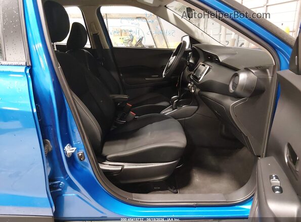 3N1CP5BV1RL486660 2024 NISSAN KICKS Blue Widok wnętrza z przodu