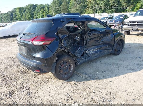 3N1CP5BV2ML493982 2021 NISSAN KICKS Черный Задняя правая четверть