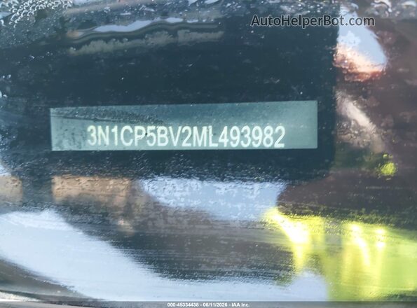 3N1CP5BV2ML493982 2021 NISSAN KICKS Черный 