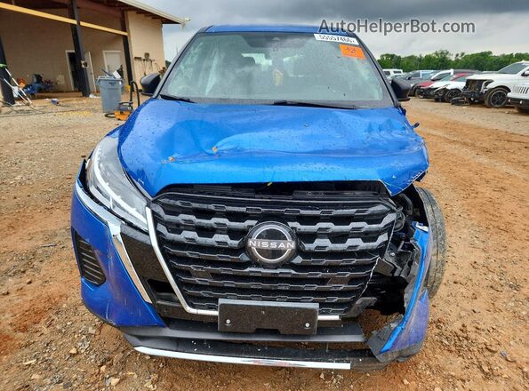 3N1CP5BV2RL536255 2024 NISSAN KICKS Blue Դիմացի տեսք