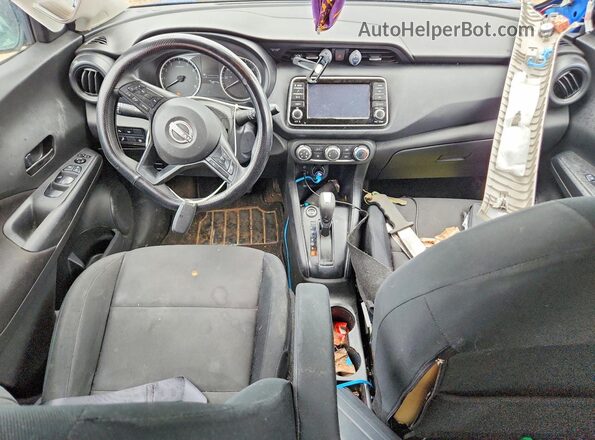 3N1CP5BV2RL536255 2024 NISSAN KICKS Blue Առջևի վահանակի տեսք