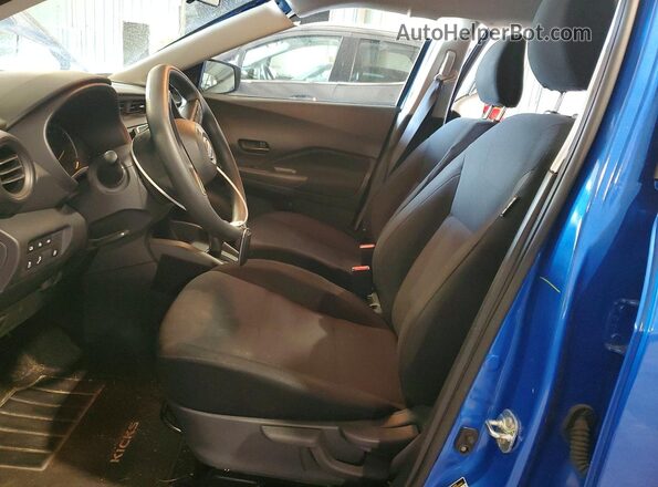 3N1CP5BV2RL536403 2024 NISSAN KICKS Синий Вид салона спереди