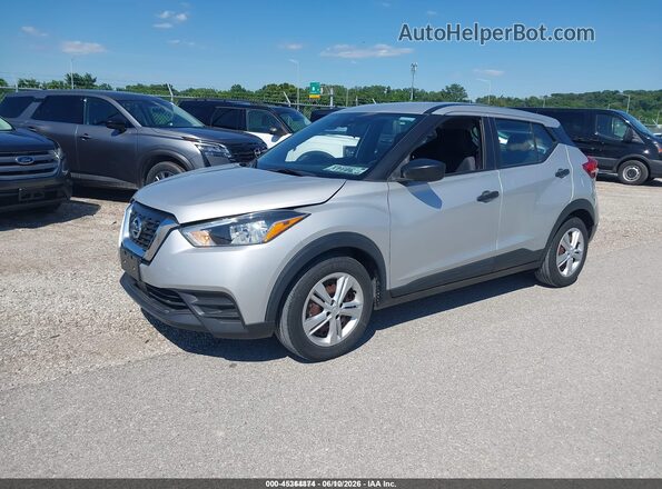3N1CP5BV3LL532643 2020 NISSAN KICKS Silver Vista tres cuartos delantera izquierda
