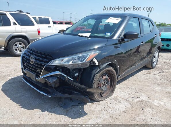 3N1CP5BV3NL506840 2022 NISSAN KICKS Black Vista tres cuartos delantera izquierda
