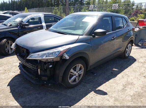 3N1CP5BV3RL483646 2024 NISSAN KICKS Gray Передня ліва чверть