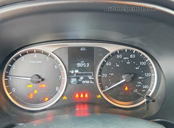 3N1CP5BV3SL473611 2025 NISSAN KICKS Black Instrument cluster view