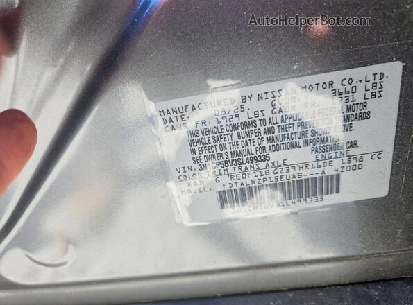 3N1CP5BV3SL499335 2025 NISSAN KICKS Серый 
