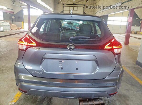 3N1CP5BV4ML518140 2021 NISSAN KICKS Gray Вид ззаду
