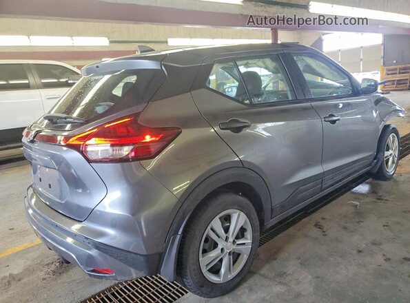3N1CP5BV4ML518140 2021 NISSAN KICKS Gray Задня права чверть