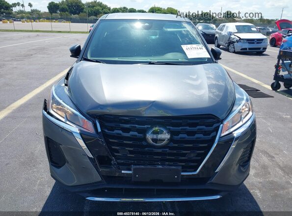 3N1CP5BV4RL549783 2024 NISSAN KICKS Gray Вид щитка приладів