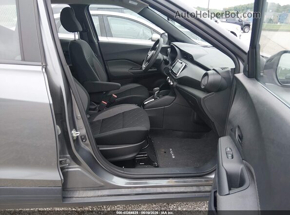 3N1CP5BV5LL533826 2020 NISSAN KICKS Gray Widok wnętrza z przodu