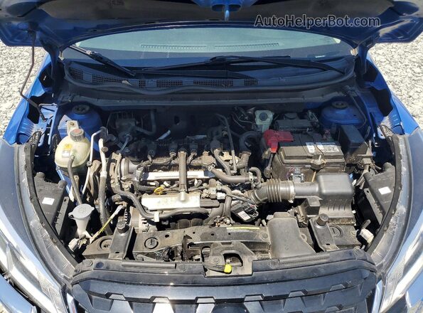 3N1CP5BV5ML477274 2021 NISSAN KICKS Blue ძრავის განყოფილების ხედი