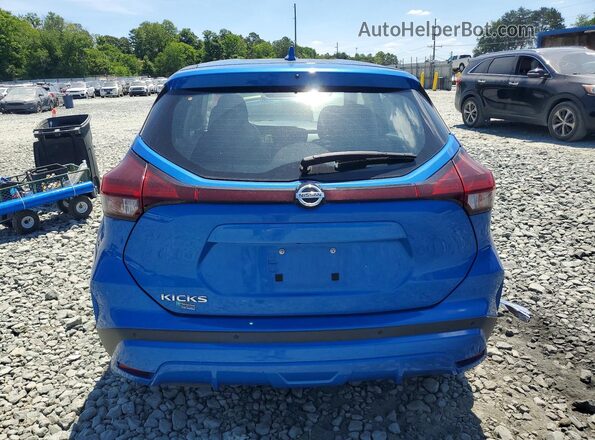 3N1CP5BV5ML477274 2021 NISSAN KICKS Blue უკანა ხედი