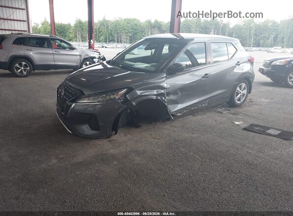 3N1CP5BV6NL479424 2022 NISSAN KICKS Gray Передня ліва чверть