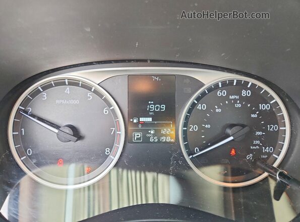 3N1CP5BV6RL555083 2024 NISSAN KICKS White Вид щитка приладів