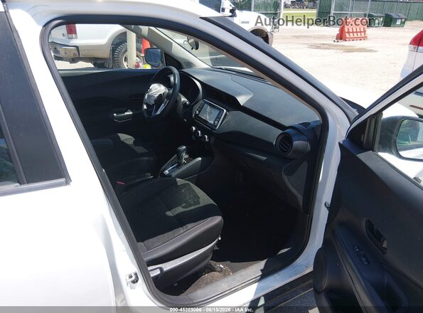 3N1CP5BV7ML493430 2021 NISSAN KICKS White Вид салону спереду