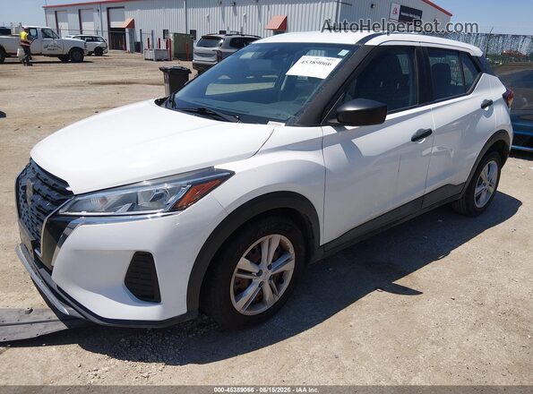 3N1CP5BV7ML493430 2021 NISSAN KICKS White Передня ліва чверть