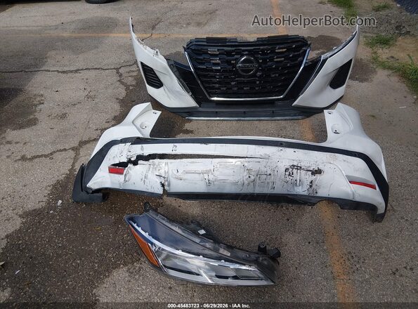 3N1CP5BV7ML524045 2021 NISSAN KICKS White Սարքավորումների վահանակի տեսք
