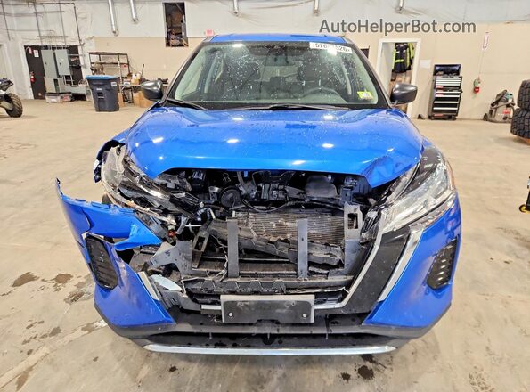 3N1CP5BV7NL490836 2022 NISSAN KICKS Blue Front view