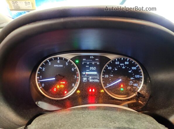 3N1CP5BV7NL490836 2022 NISSAN KICKS Blue Instrument cluster view