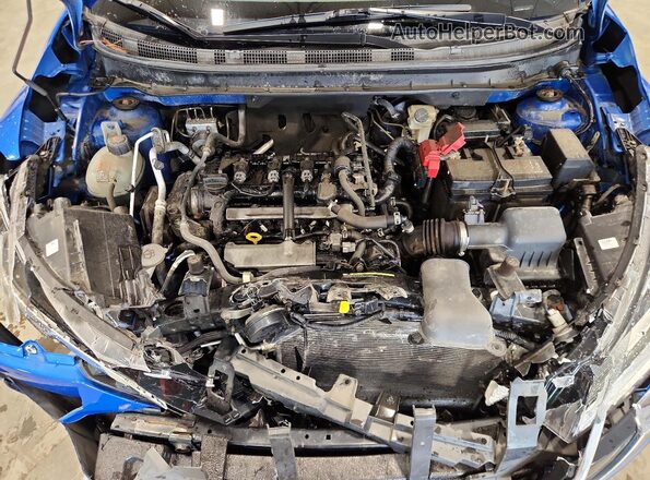 3N1CP5BV7NL490836 2022 NISSAN KICKS Blue Engine compartment view