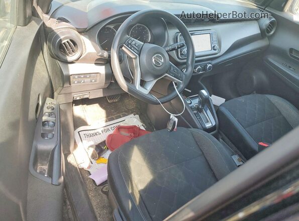 3N1CP5BV8LL489420 2020 NISSAN KICKS Black Widok deski rozdzielczej