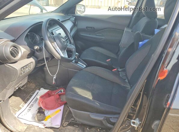 3N1CP5BV8LL489420 2020 NISSAN KICKS Black Widok wnętrza z przodu