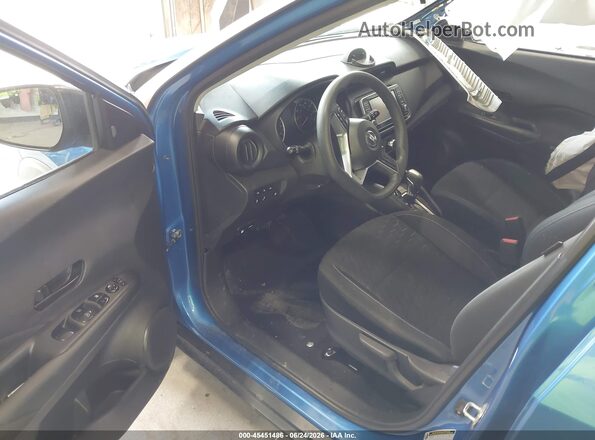 3N1CP5BV8ML470240 2021 NISSAN KICKS Blue წინა სალონის ხედი