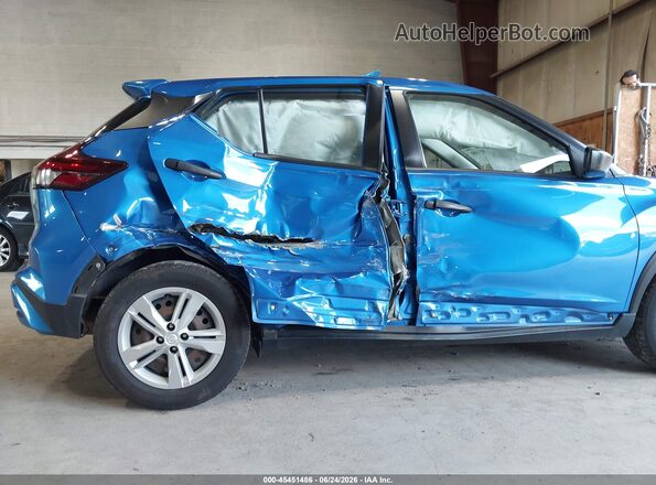 3N1CP5BV8ML470240 2021 NISSAN KICKS Blue წინა ხედი