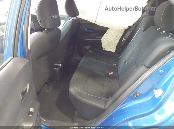 3N1CP5BV8ML470240 2021 NISSAN KICKS Blue VIN კოდის სტიკერის ხედი
