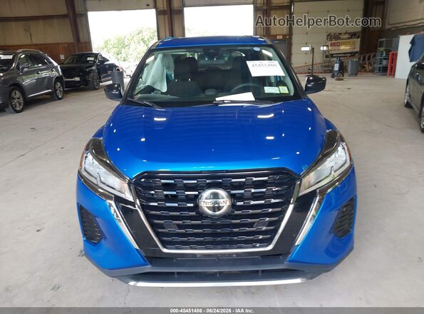 3N1CP5BV8ML470240 2021 NISSAN KICKS Blue ხელსაწყოთა პანელის ხედი