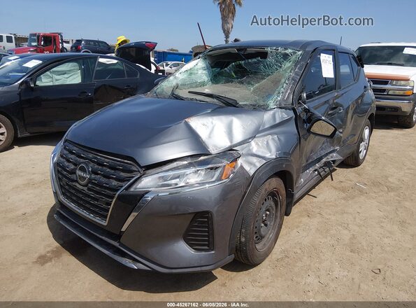 3N1CP5BV8RL579952 2024 NISSAN KICKS Gray Front left
