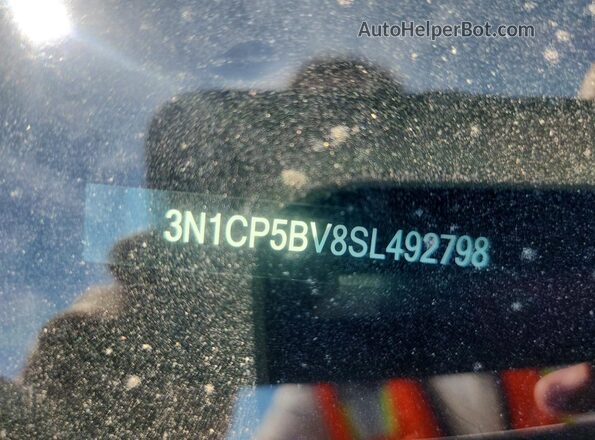 3N1CP5BV8SL492798 2025 NISSAN KICKS White VIN կոդի պիտակի տեսք