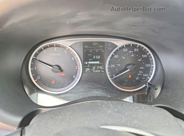 3N1CP5BV9LL483786 2020 NISSAN KICKS Black ხელსაწყოთა პანელის ხედი