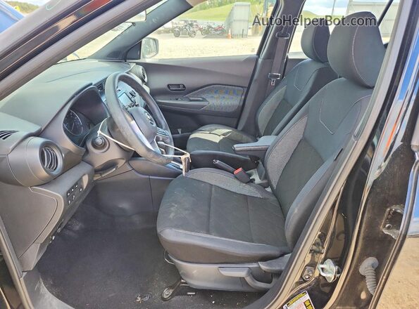3N1CP5BV9LL483786 2020 NISSAN KICKS Black წინა სალონის ხედი
