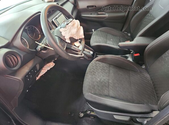 3N1CP5BV9ML472319 2021 NISSAN KICKS Black Вид салону спереду